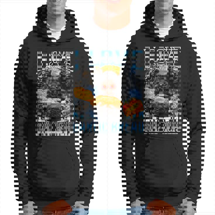 I Love Garlic Bread パーカー