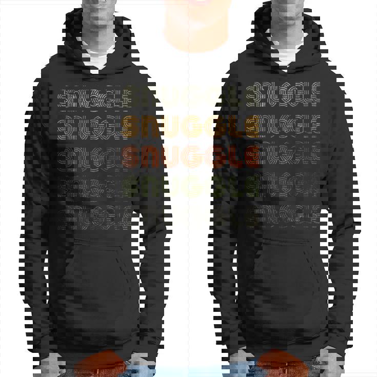 Love Heartnuggle グランジ ヴィンテージスタイル ブラック 寄り添う パーカー