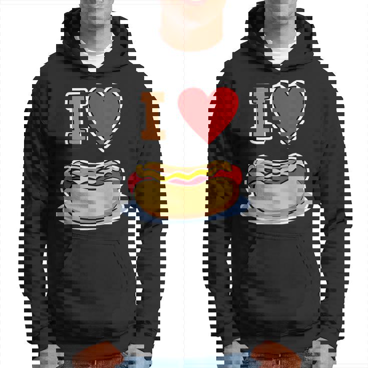 I Love Hot Dog 私はホットドッグを愛している ホットドッグ パーカー