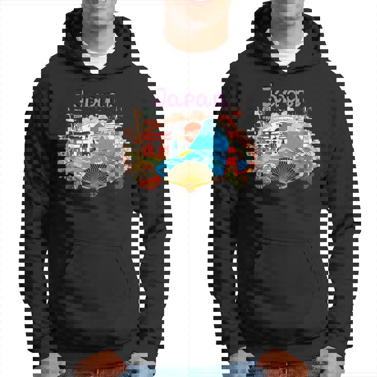 I Love Japan Nature & Culture Tokyo Japan Graphic パーカー