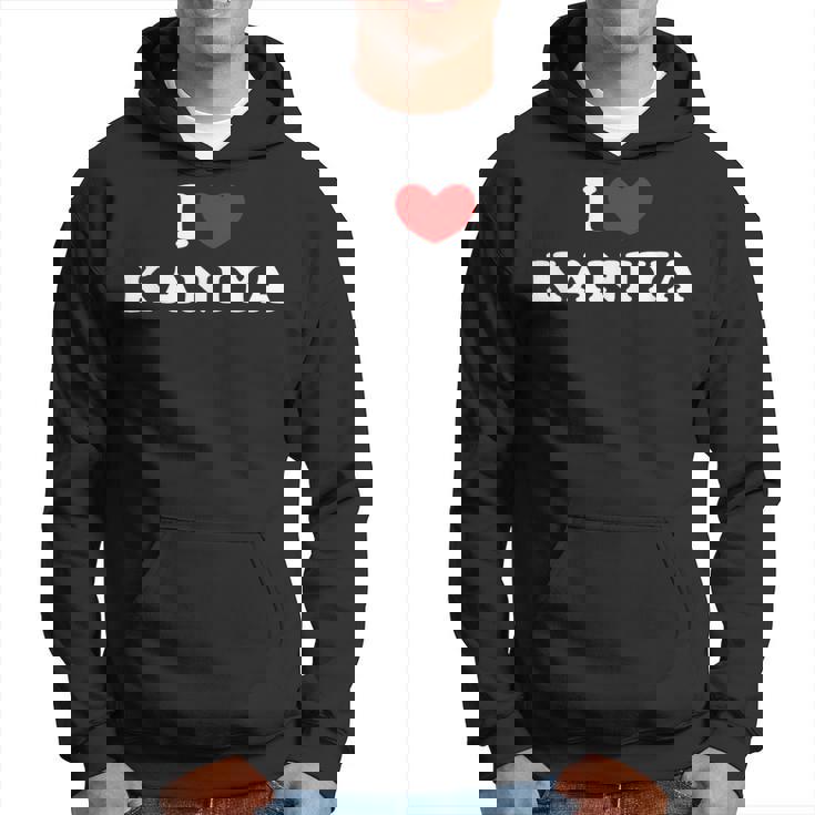 I Love Kaniya 私は愛する Kaniya パーカー