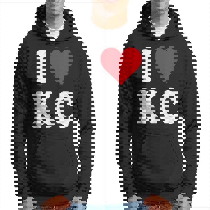 I Love Kc Initials I Heart KC First Last Name K C パーカー