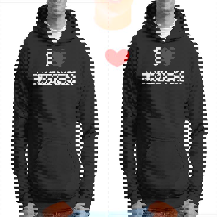 I Love Mizuki 私は愛する Mizuki パーカー