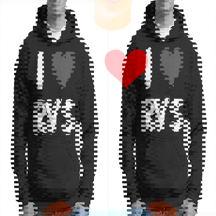 I Love Rv のレクリエーションビークル キャンプ キャンピングカー 旅行 旅行 パーカー