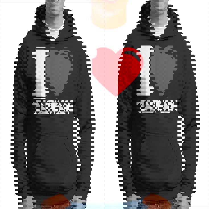 I Love Taiwan 台北国旗 ハートトラベル 台湾製品 パーカー