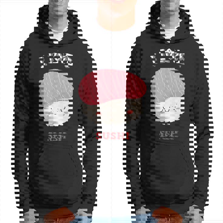 I Loveushi I Loveushi Japan Food 巻にぎり魚 パーカー