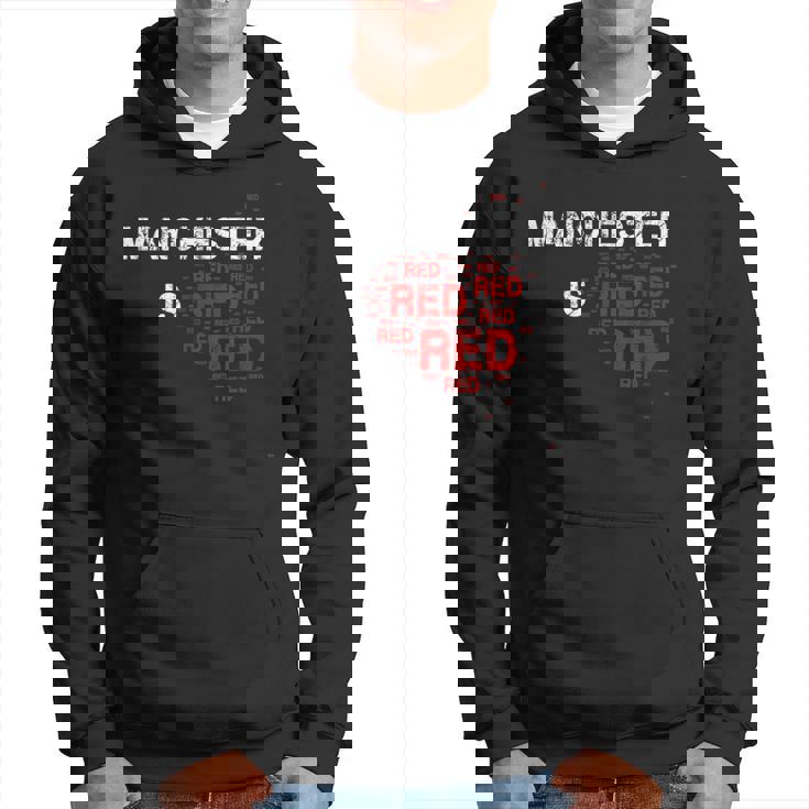 Manchester Is Red ファニー ユナイテッド フットボール サポーター パーカー