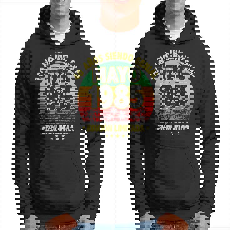Mayo 1985 40 Años Hombre Cumpleaños Regalo Mayo 1985 Sudadera