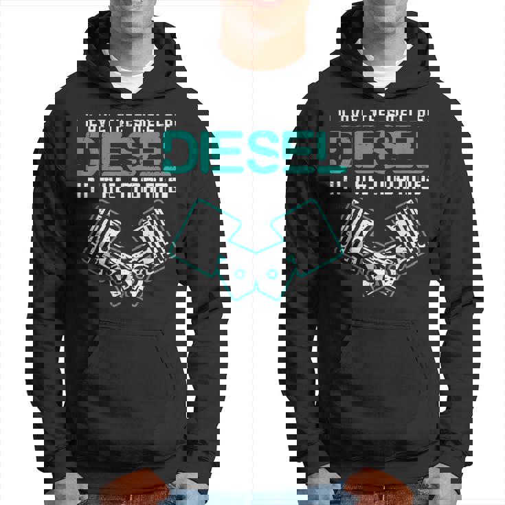 Mechanic Lovemell Of Diesel In Morning Car Auto メンズ パーカー