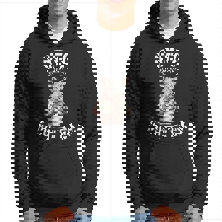 Mmaファイトチーム 面白い総合格闘技の豚 パーカー