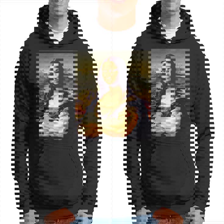 Mona Lisa Bodybuilding Mona Lisa Muscle Gym Workout パーカー