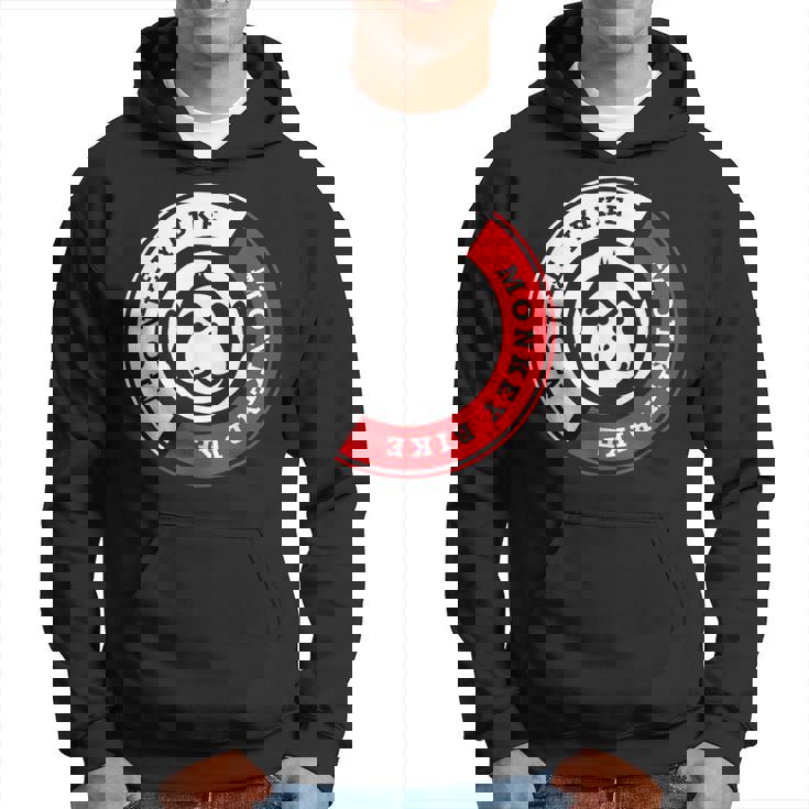 Monkey Bike レッドグラフィック パーカー