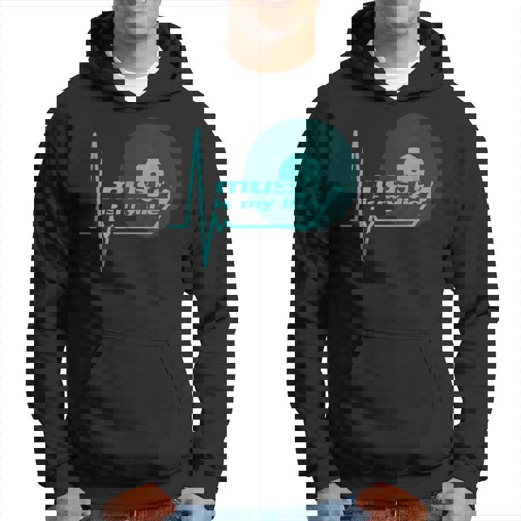 Music Is My Life Quote テクノハウス ダブ ステップ トランスハウス パーカー