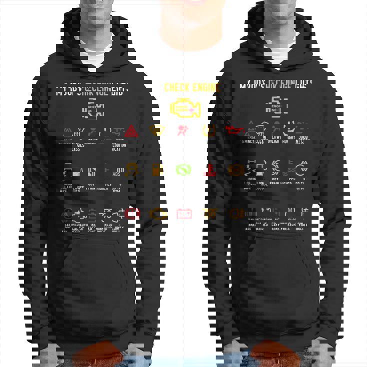 My Body's Check エンジンライト パーカー