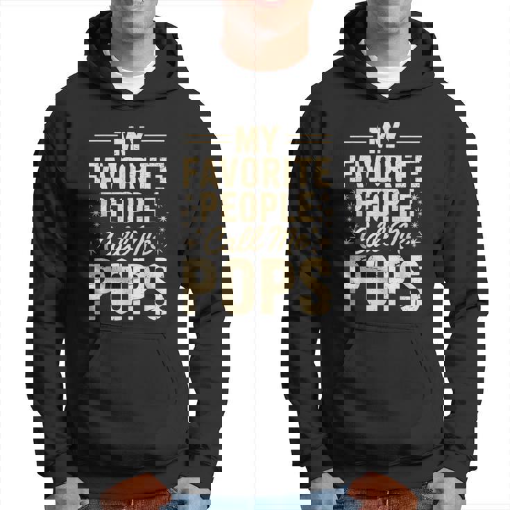 My Favorite People Call Me Pops Fathers Day パーカー