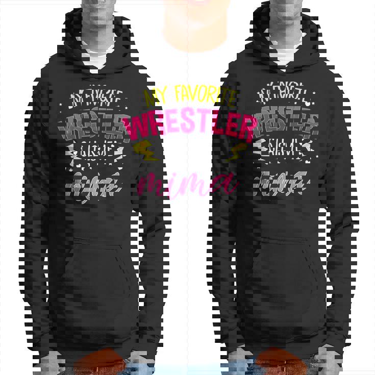 My Favorite Wrestler Calls Me Mima マッチングファミリーパーティー パーカー