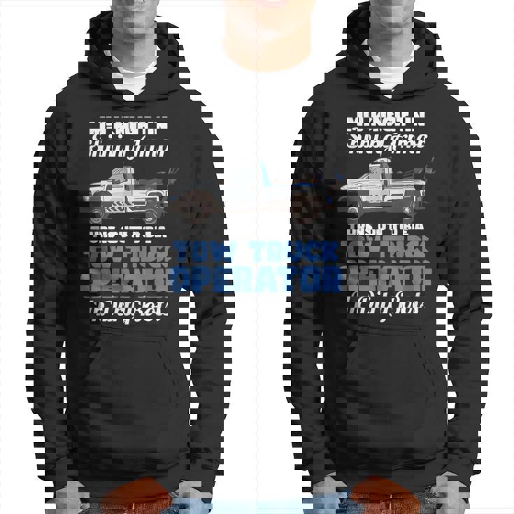 My Knight Inhining Armor 面白い引用句 レッカー車 オペレーター パーカー