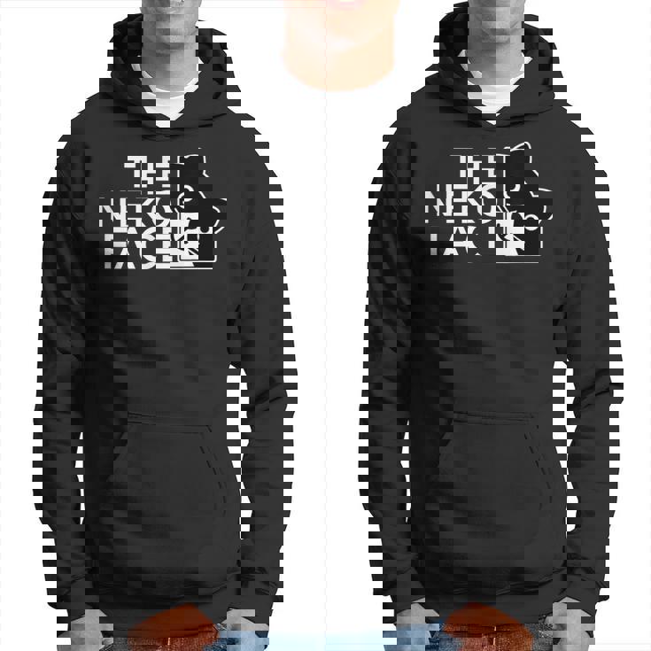 The Neko Face ザ・ネコ・フェイス《ホワイト文字》猫 ハチワレ パロディ ゆるくて かわいい 面白 イラスト パーカー