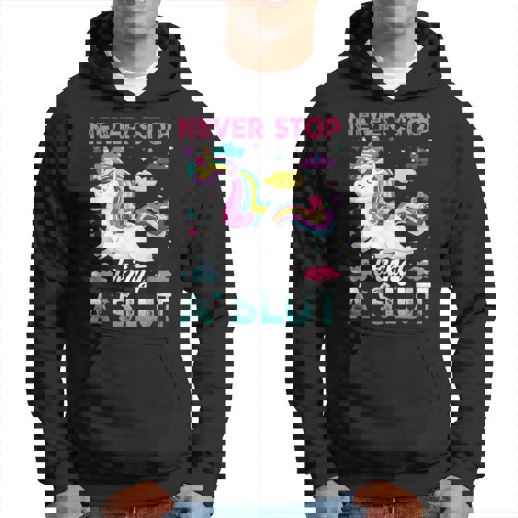 Nevertop Being Alut ユニコーン 面白い 大人 ユーモア 格言 パーカー