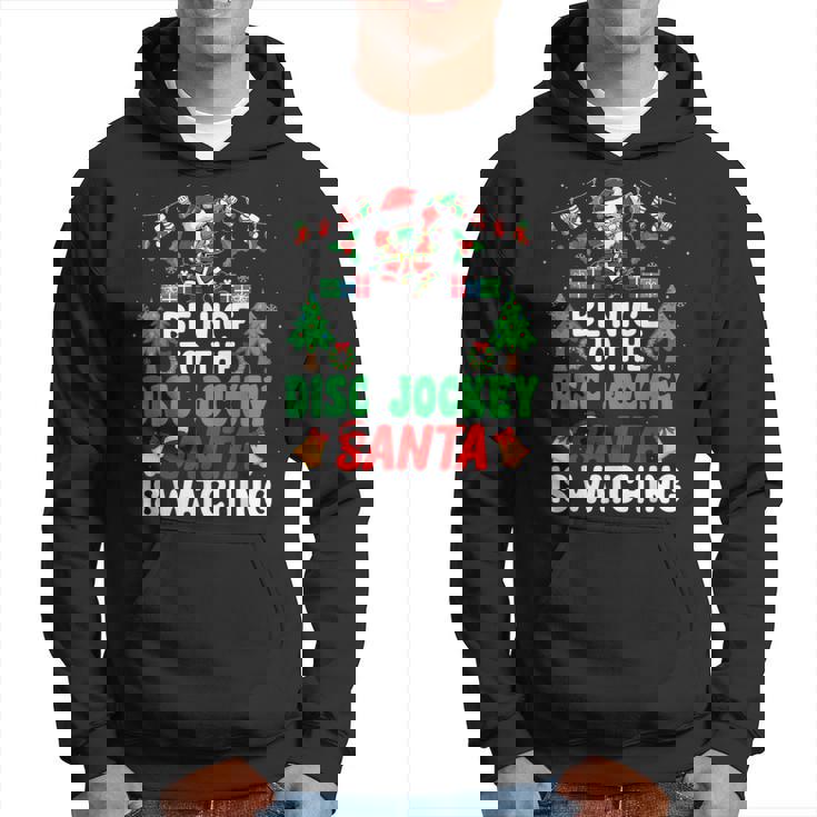 Be Nice To The Disc Jockeyanta Dj Disc Jockey Christmas パーカー