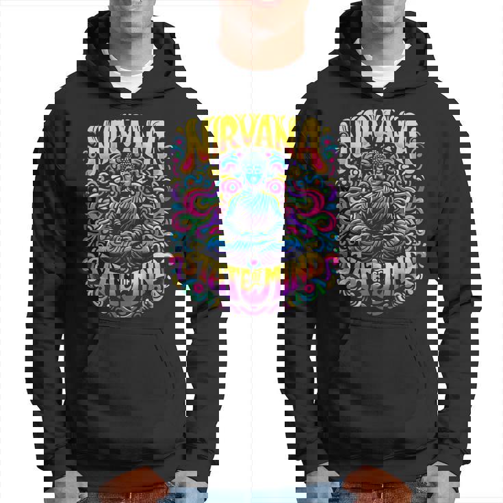 Nirvanatate Of Mind 瞑想 面白いグラフィックtシャツ パーカー