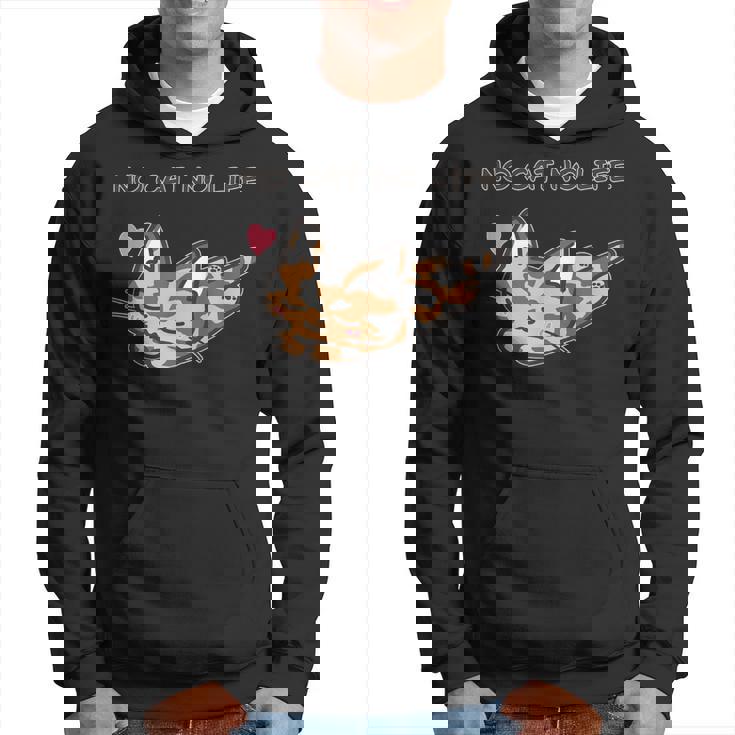 No Cat No Life サビ猫ver 猫好き かわいい パーカー