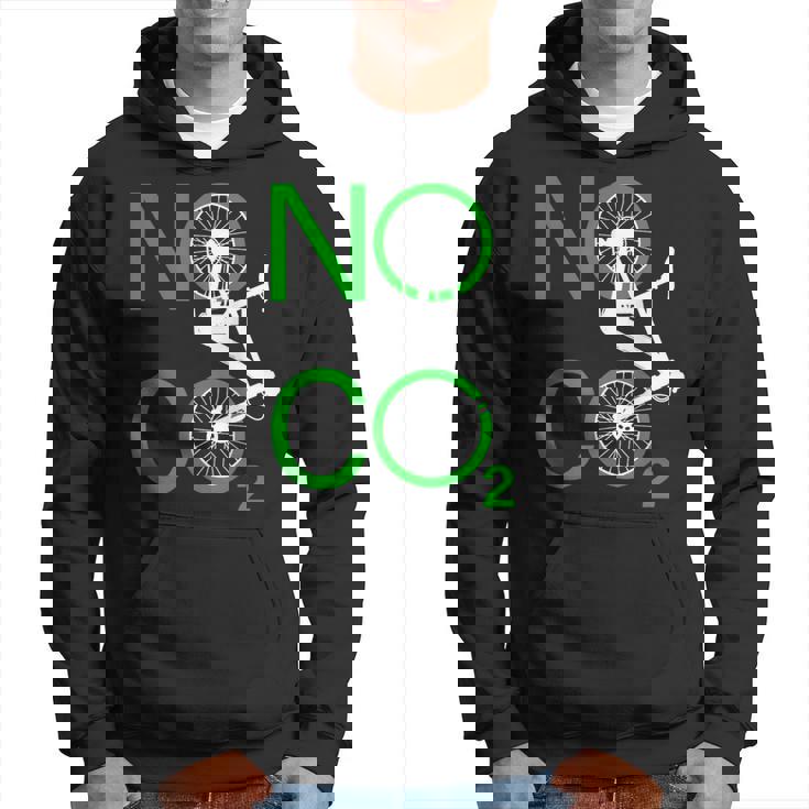 No Co2 サイクリング 気候変動対策 グリーンエネルギー Mtb パーカー