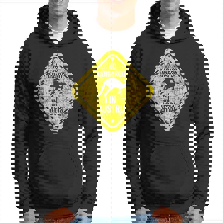 No Kangaroos In Austria 動物飼育係 野生動物 愛好家 パーカー