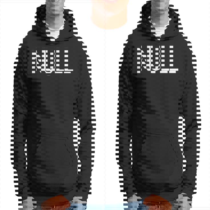 Null Computer サイエンスコード エラー ユーモア エンジニア パーカー