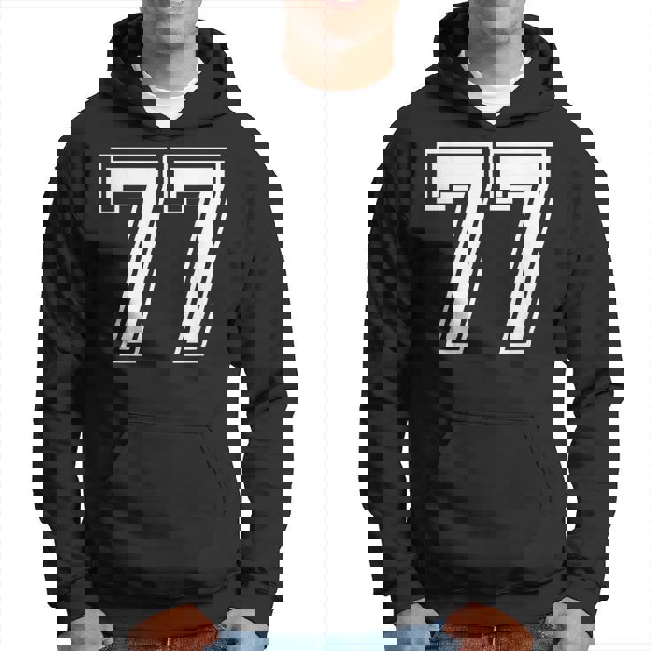 Number 77 Birthday 77Thports Player チーム番号入りジャージ パーカー