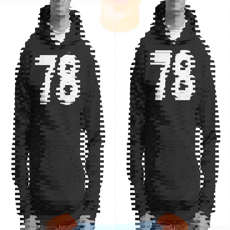 Number 78 、Eventy-8 ジャージ スポーツ 誕生日 パーカー