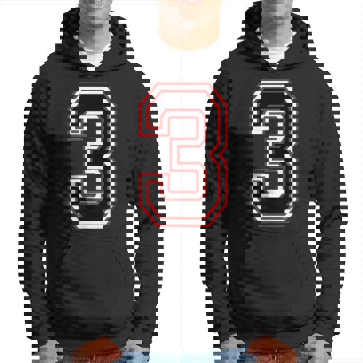 Number Numero Nummer 3 Three 3番 パーカー