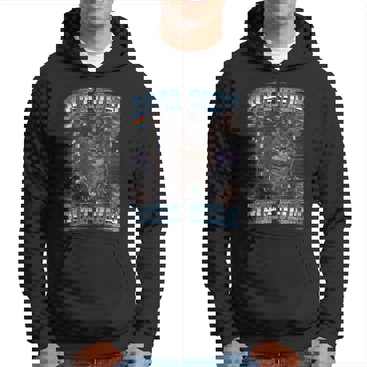 Oiia Oiia Cat スピニング キャット ミーム ファニー トレンディ キャット パーカー