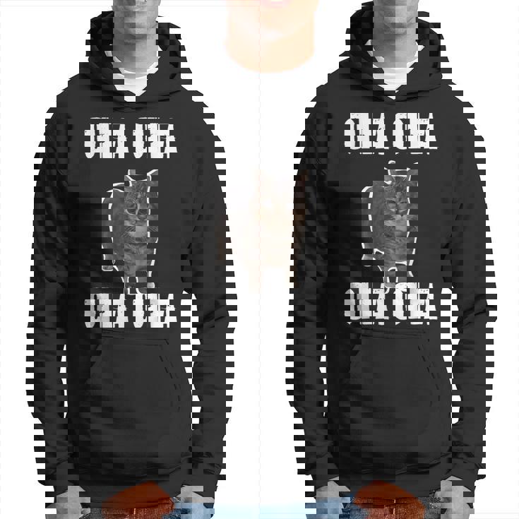 Oiia Oiia スピニング インターネット ミーム 猫 ユーモラス 面白い ブレイン パーカー