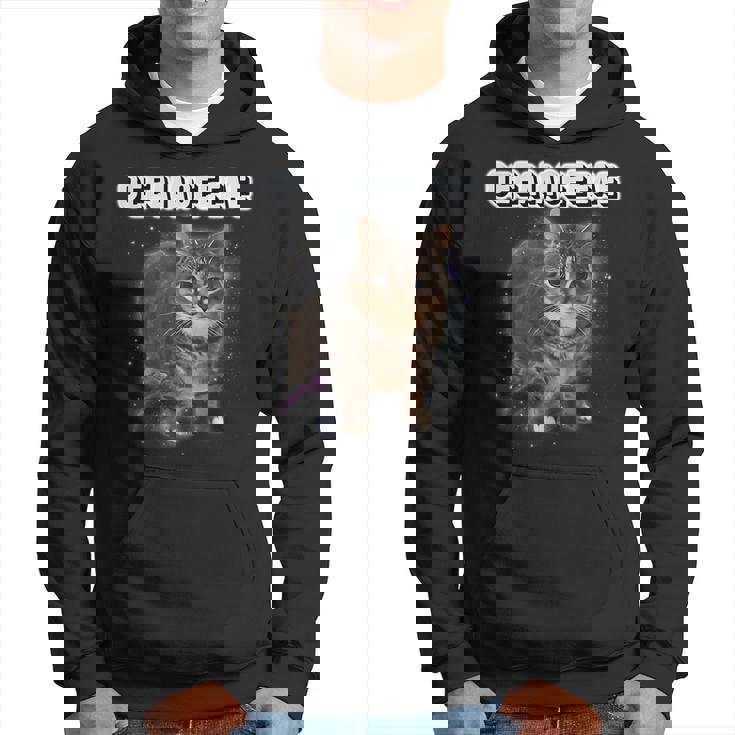 Oiiaoiia 猫 スピニング 猫 ミーム ファニー トレンディ キャット ミーム パーカー