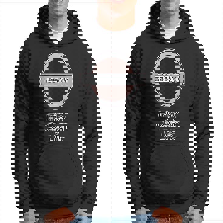 Ossan おっさん（車好き ロゴ エンブレム パロディ）【変なtシャツ屋さん】文字 メッセージ 面白い デザイン パーカー