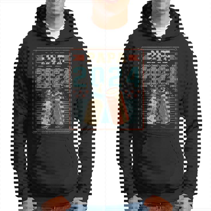 Papa 2024 初めてのパパ 父の日 新しい父親の父性 パーカー