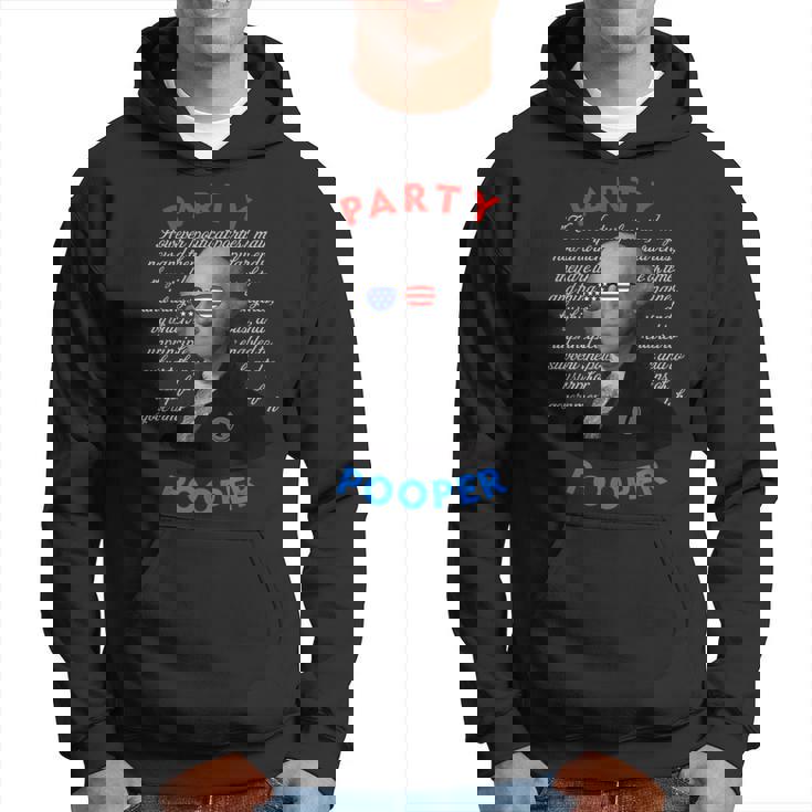 Party Pooper 面白い独立無党派投票者 7月4日 パーカー