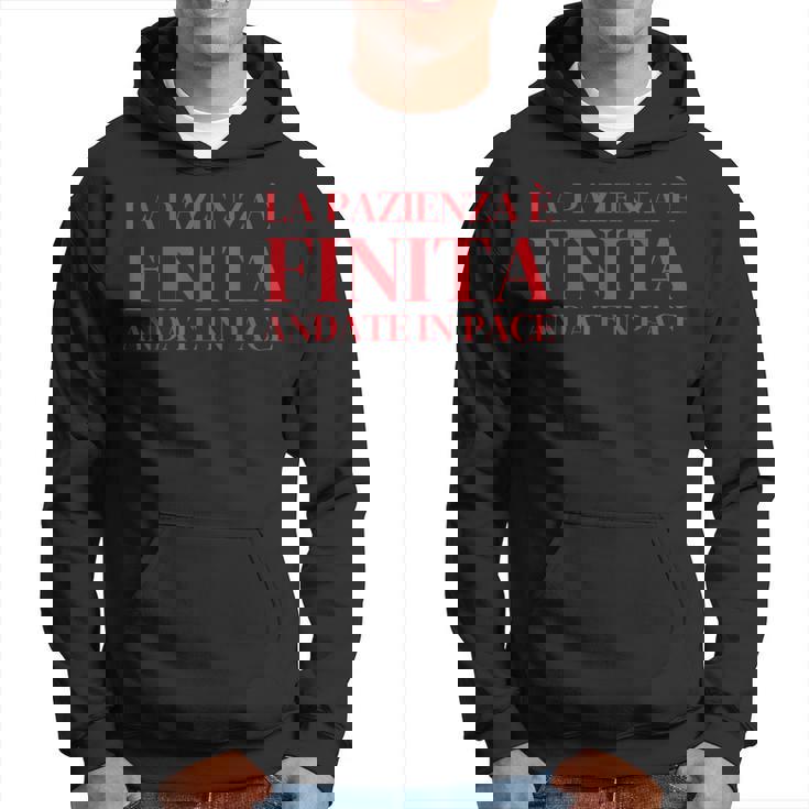 Patience Is Over Go In Peace パーカー