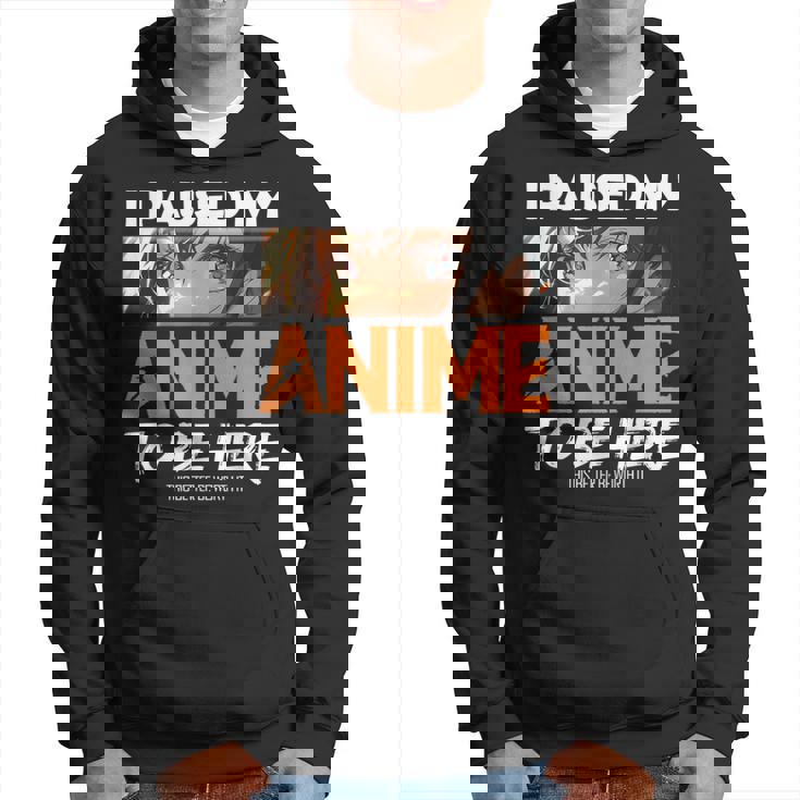 I Paused My Anime Manga Cute Weeb Kawaii Otaku アニメ グッズ パーカー