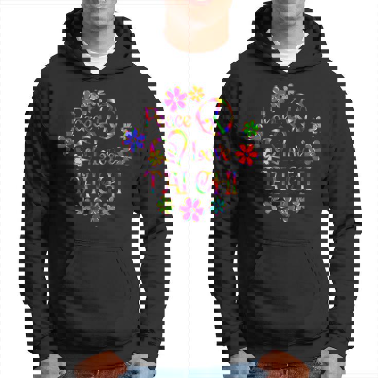 Peace Love 太極拳 パーカー