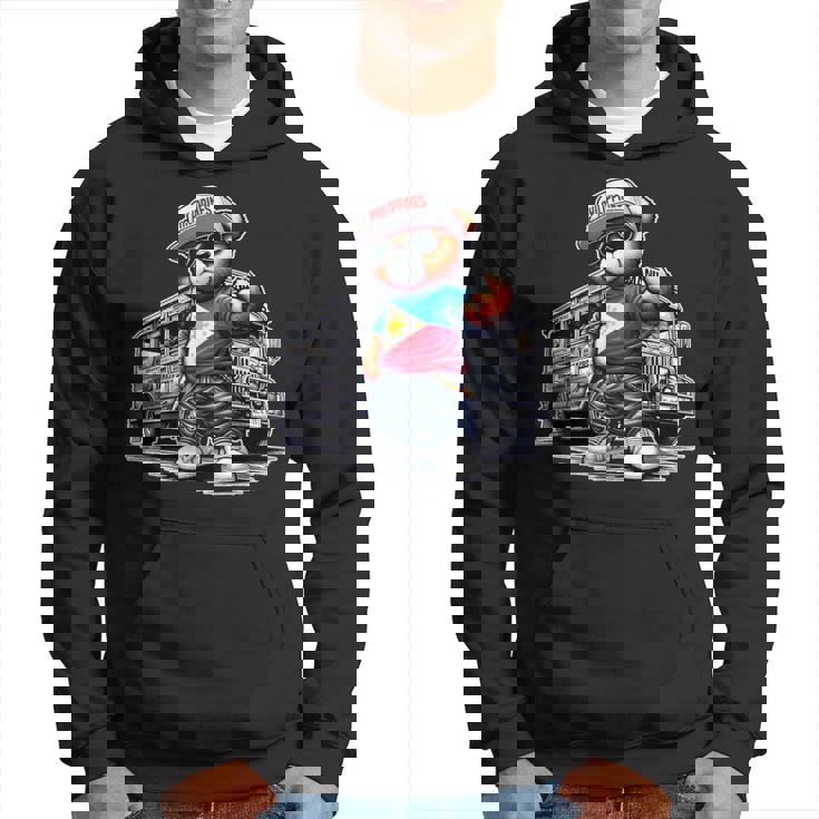 Philippines フィリピン ジプニー テディベア フィリピンの国旗 パーカー