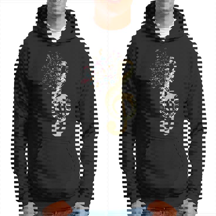 Pianist クラシカル楽器 ト音記号キーボード ピアノ パーカー