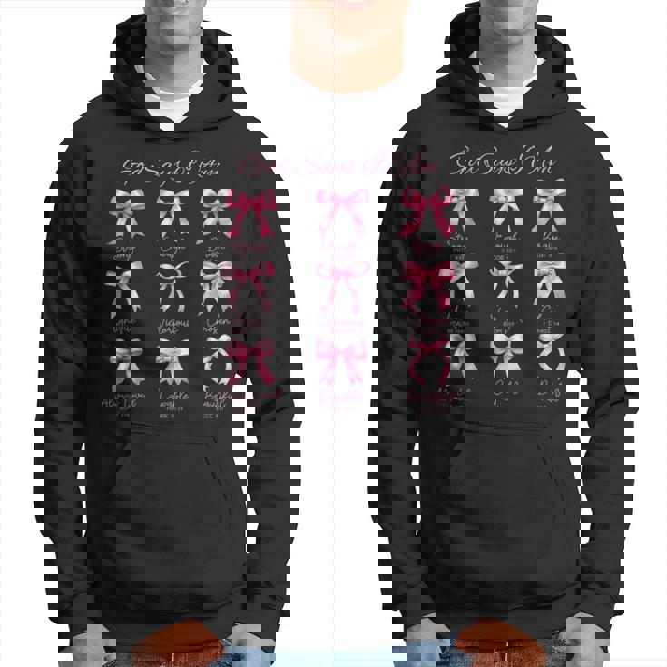 Pink Godays I Am Bibleerse コケットリボン パーカー