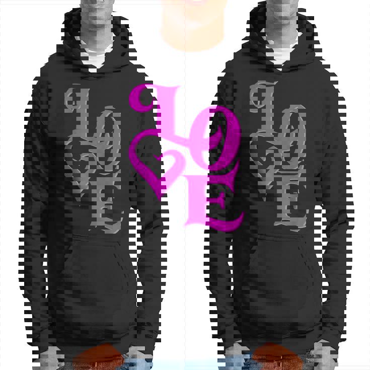 Pink Love ピンクカラーグラフィック パーカー