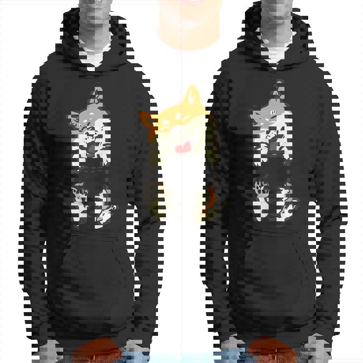 Pockethiba Inu Feet Cute Doge Akita Dog Lover Owner パーカー