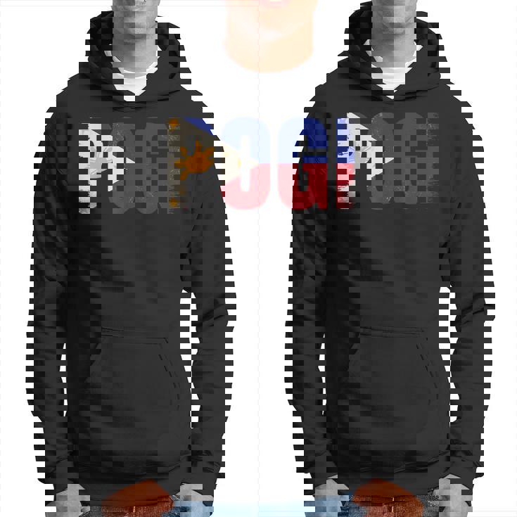 Pogi フィリピンのスラングとフィリピン国旗。 パーカー