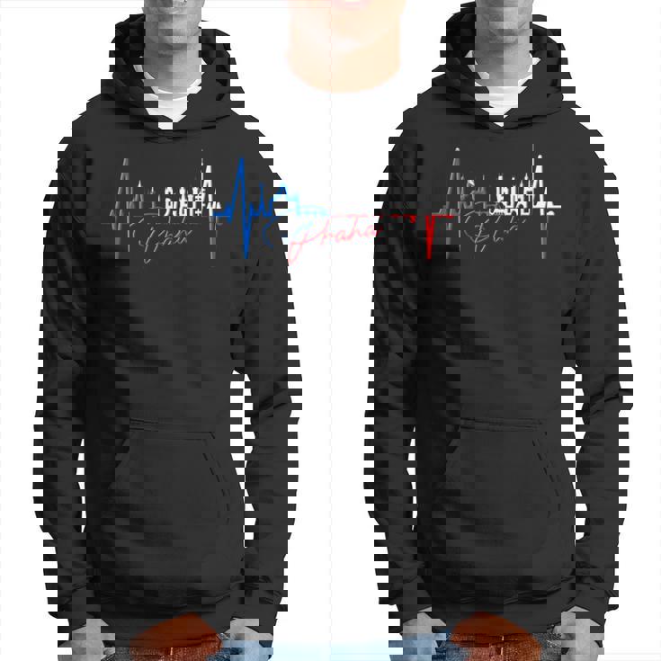 Pragakyline Latido Del Corazón República Checa Amo Praha Sudadera