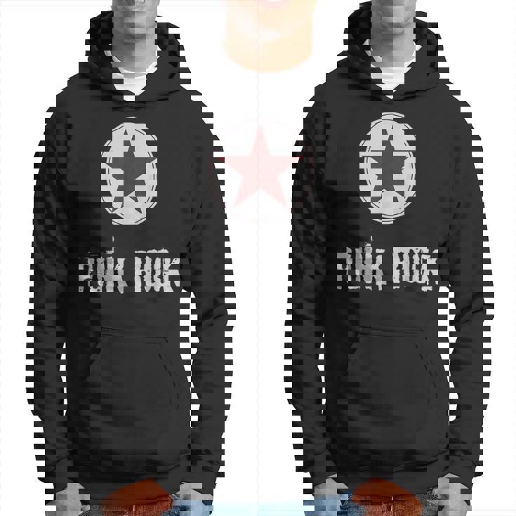 Punk Rock パンクロックスターのプレゼントでパンクロックミュージシャンのデザイン パーカー