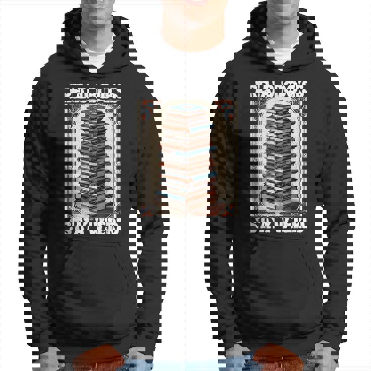 Read Bookstay Weird Bookworm Reading Book Lover Book パーカー